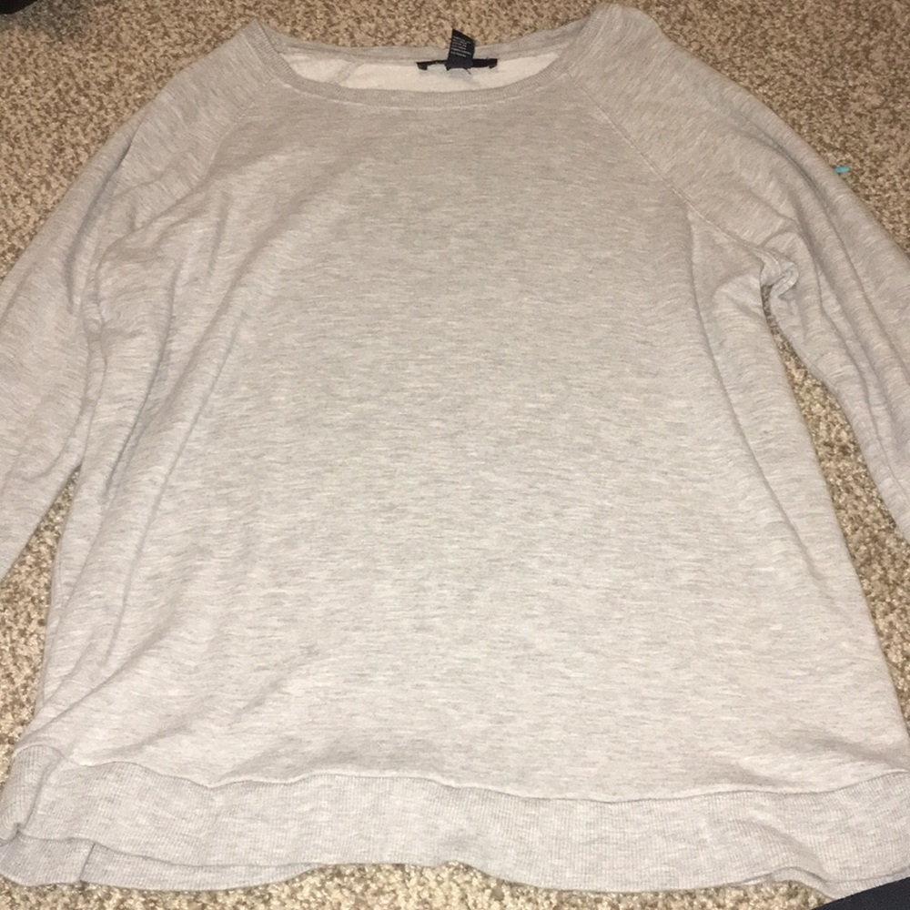 grey forever 21 sweater